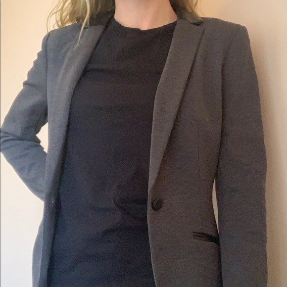 H&M blazer with faux leather details - Picture 5 of 8